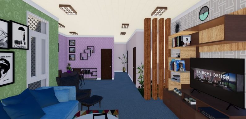 Living And Dining Hall Morden Interior Design Download Free Sketchup Model 2020