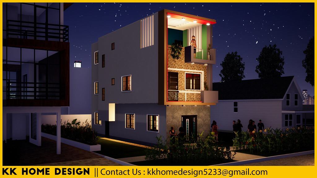 14 X45 Home Design With 6 Bedroom 3d House Kk Home Design