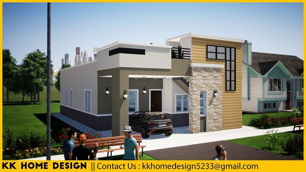 Home Design Plan 30x53 feet with 3 Bedrooms Full Plan - KK Home Design