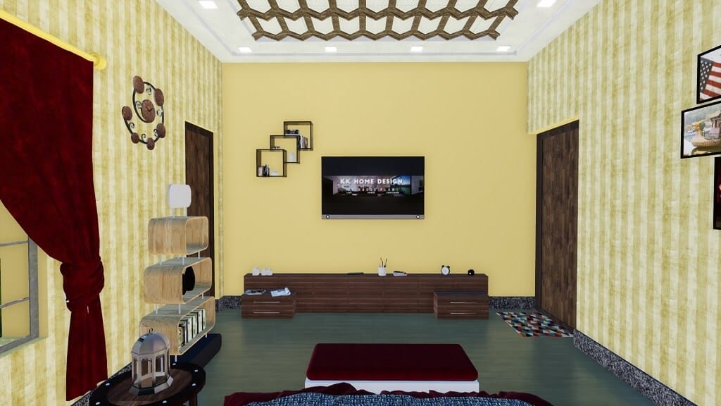 12x15 feet Master Bedroom Interior Design Dwnload Free Sketchup Model