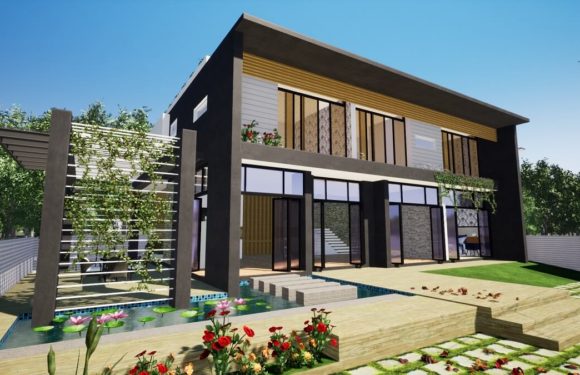 50’x38′ Feet Morden House Design with 5 Bedrooms Full Plan