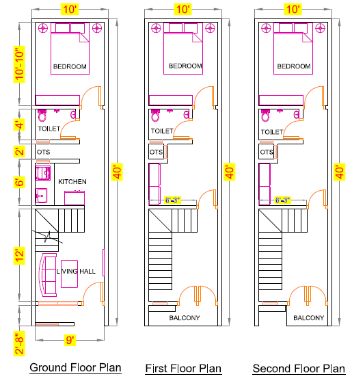 10 By 40 House Plan Design Ksa G Com