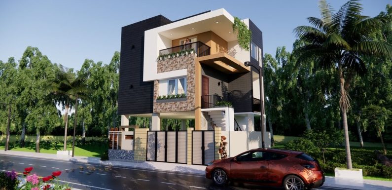 Small Morden House Design With Car Parking 3 Bedroom Size 30×30 Feet Complete Details