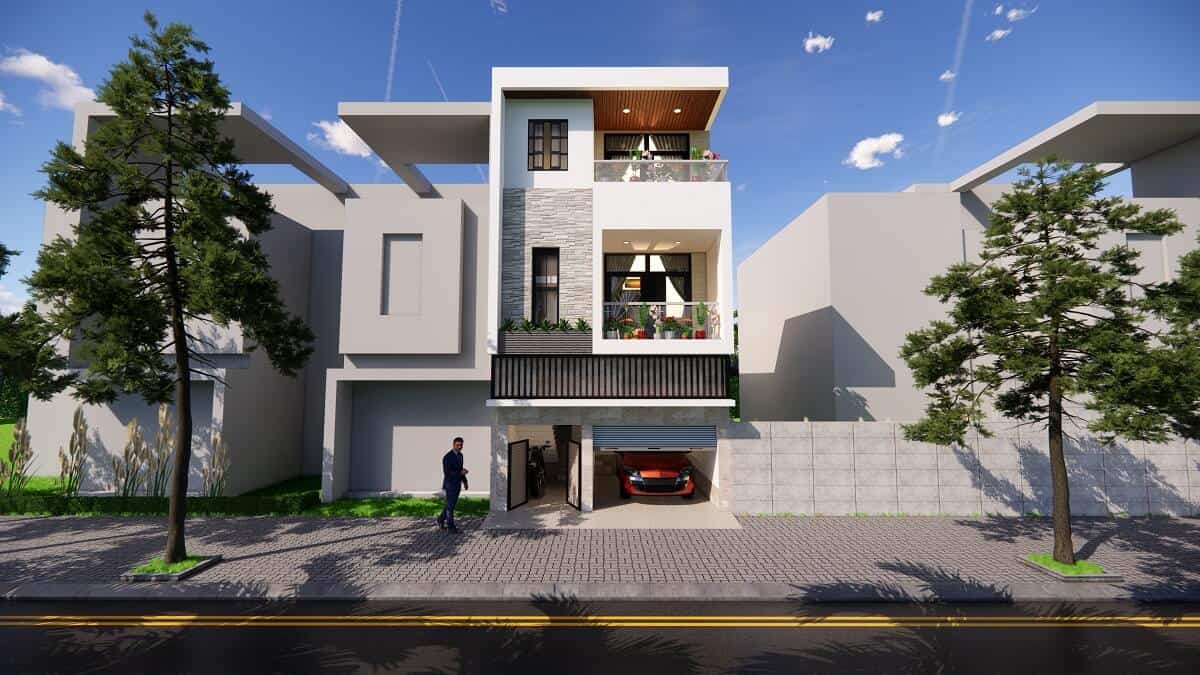 Ground Floor House Plan With Car Parking