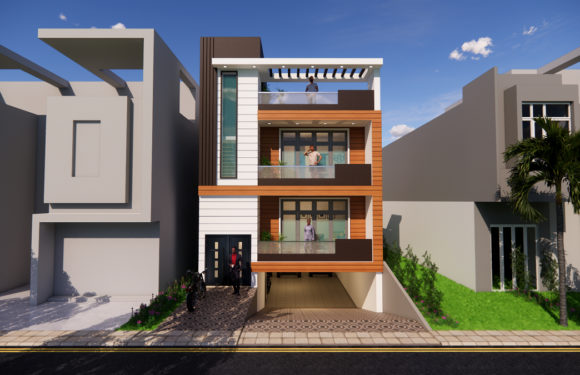 25×50 Feet Luxury House Design With Parking Complete Details 2021