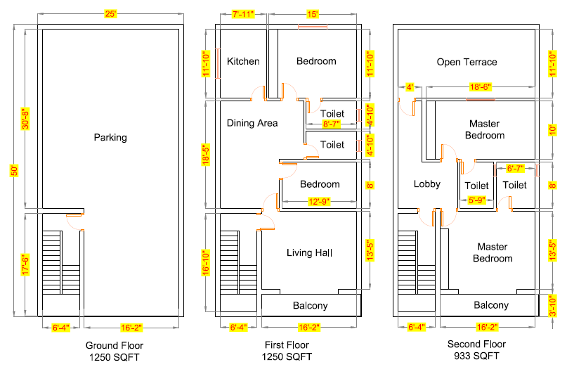 25x50-house-plan-with-elevation-ghar-ka-naksha-youtube