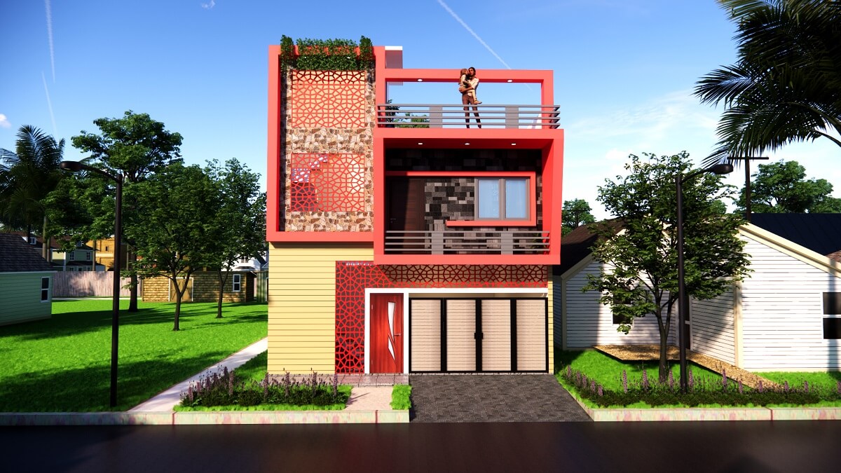 25x30 Feet House Plan 25x30 Feet Ghar Ka Naksha With Front Elevation Full Walkthrough 2021 - KK Home Design