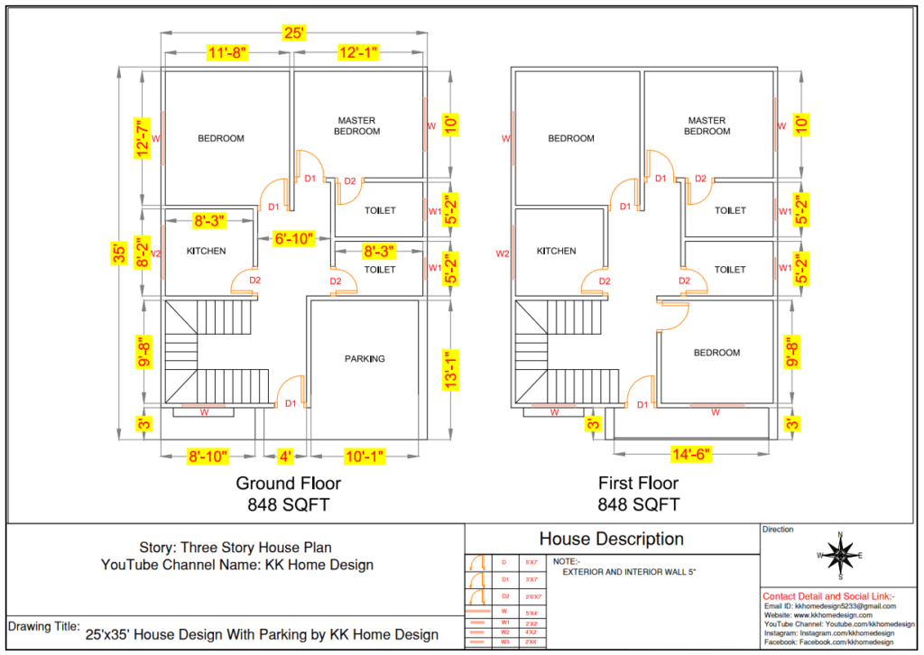 25x35-duplex-house-design-with-interior-2bhk-house-900-sqf-with-car-parking-full-walkthrough