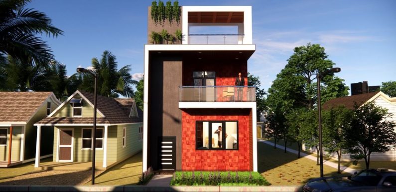 Small Space House 20x20 Feet 3BHK 400 SQF Low Budget House Design With ...