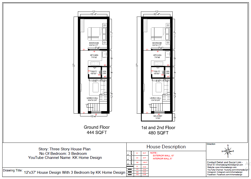 rent-purpose-small-space-house-12x37-feet-full-walkthrough-2021-kk-home-design