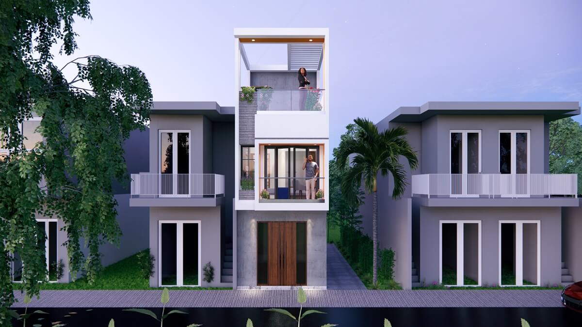 11x37 Feet 4 Bedroom House Design || 11*37 Small House Walkthrough 2021