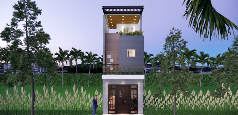 11×34 Feet With 2 Master Bedroom Small Space House Design || 374 sqft || 42 Gaj || Walkthrough 2022