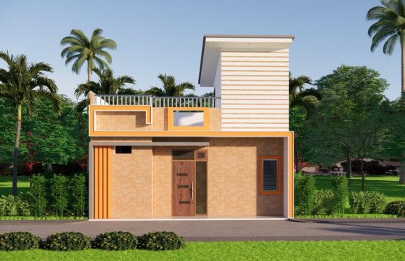 Small Village House 2 Bedroom || Ghar Ka Naksha 24×26 Feet || 70 Gaj || Walkthrough 2022