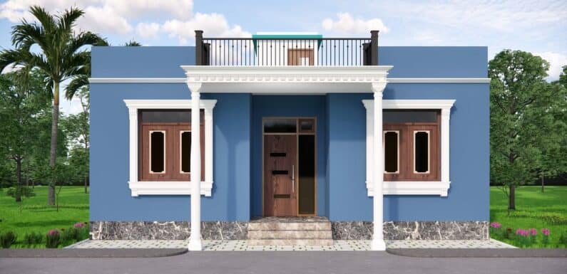 Village House Design 4 Bedroom Ghar Ka Naksha || 30×40 feet house || 133 Gaj || Walkthrough 2023