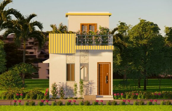 Ghar ka naksha || Small Space House For Village 1 BHK 14×27 Feet House Plan || 42 Gaj || Walkthrough 2023