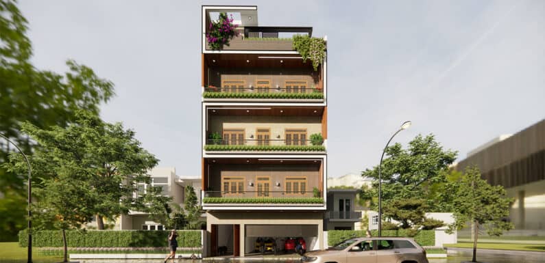Rent Purpose House Design Ground Floor Parking 2BHK 25×24 Feet || 600 sqft || 66 Gaj || Walkthrough 2023